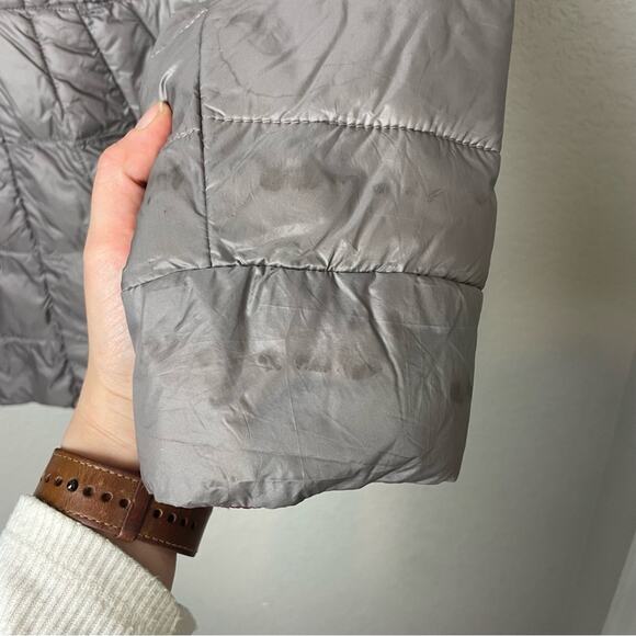 BERNARDO Stylish Pewter Primaloft Quilted Puffer Winter Jacket Size L - Picture 12 of 12